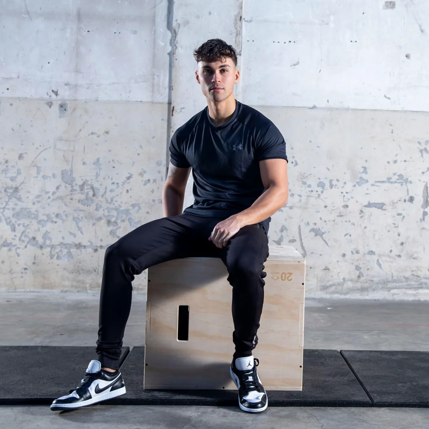 VirtuFit Holz-Plyo-Box 3-in-1 - Klein - 40 x 45 x 50 cm - Jump Box - Plyometrische Speungbox