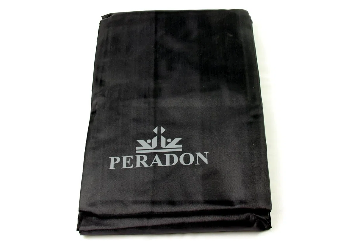 Peradon Schwarz Spannbettlaken Snooker Tischabdeckung (verschiedene Größen)