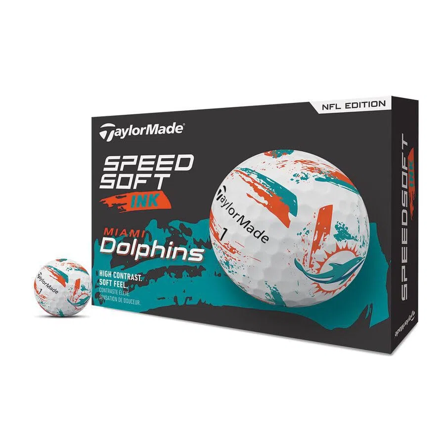 TaylorMade Golf Speed Soft Ink NFL Golf Balls