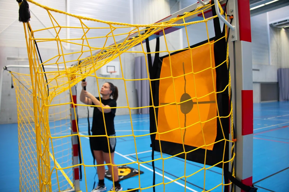 Handball Zielscheibe - 2er Set - verstellbar - Ideal, um die Genauigkeit der Schüsse zu verbessern !