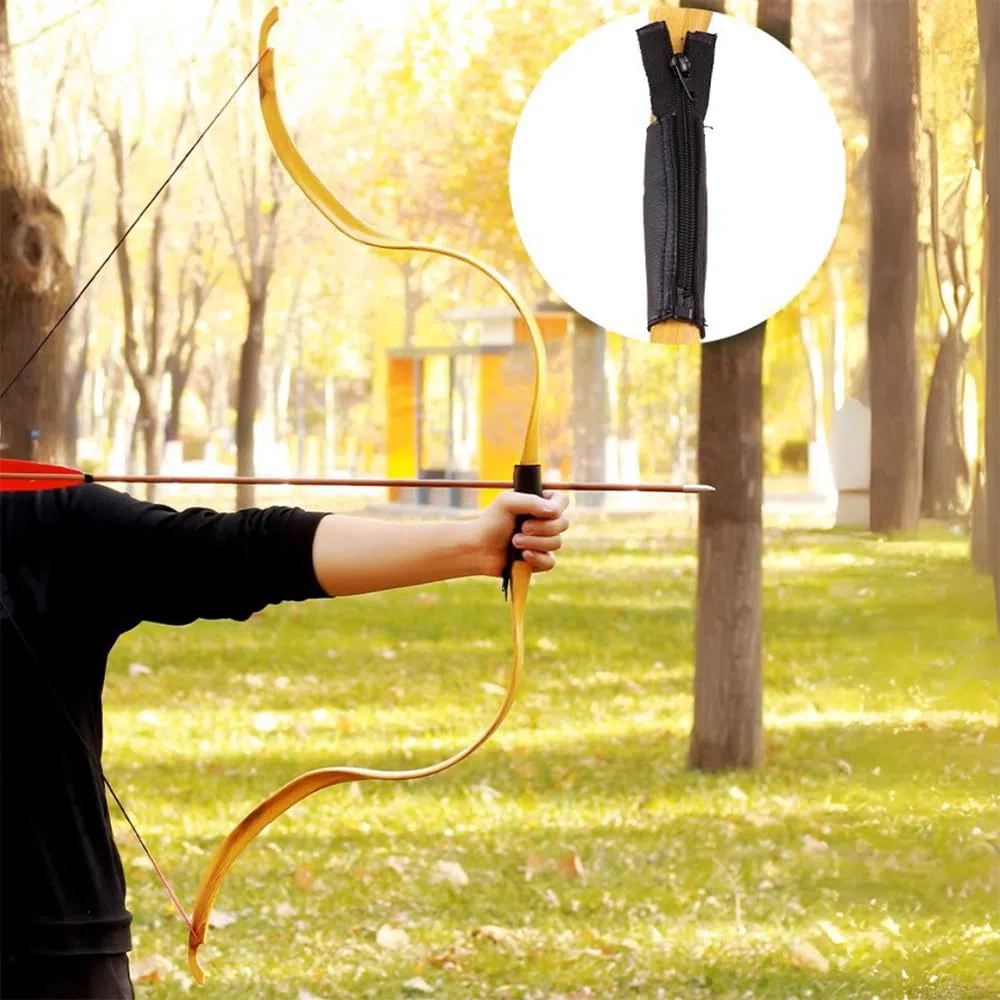 Traditioneller Langbogen Takedown Recurve Bogen 20lbs Handgemachter Holzbogen Bogenschießen Bogen und Pfeil Set Jagdbogen