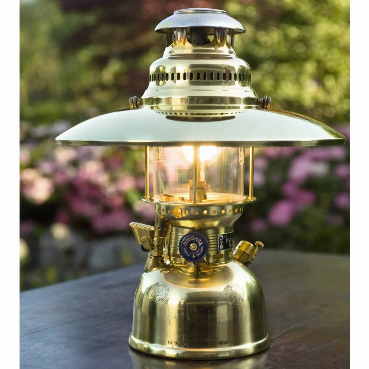 Petromax Reflektorschirme/Top-Reflektoren f?r Starklichtlampen (Messing, HK350/HK500)