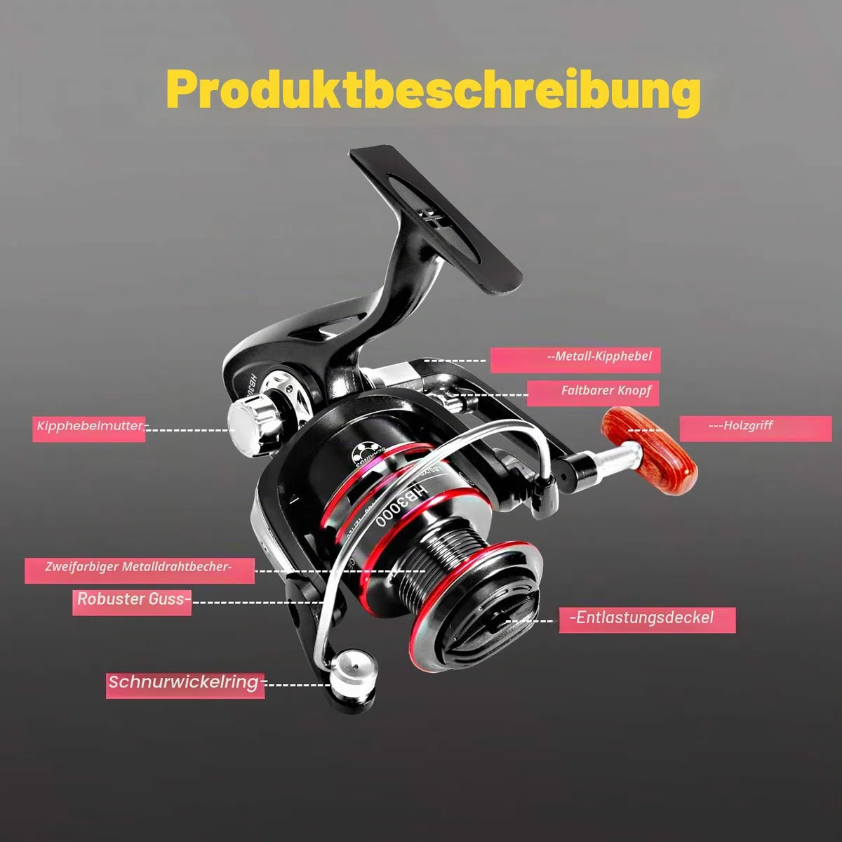 Teleskop-Angelrute, Kohlefaser und Spinnrolle Combo Spinnrute mit Spule, Angelhaken, für Kinder und Erwachsene | Saltwater & Freshwater