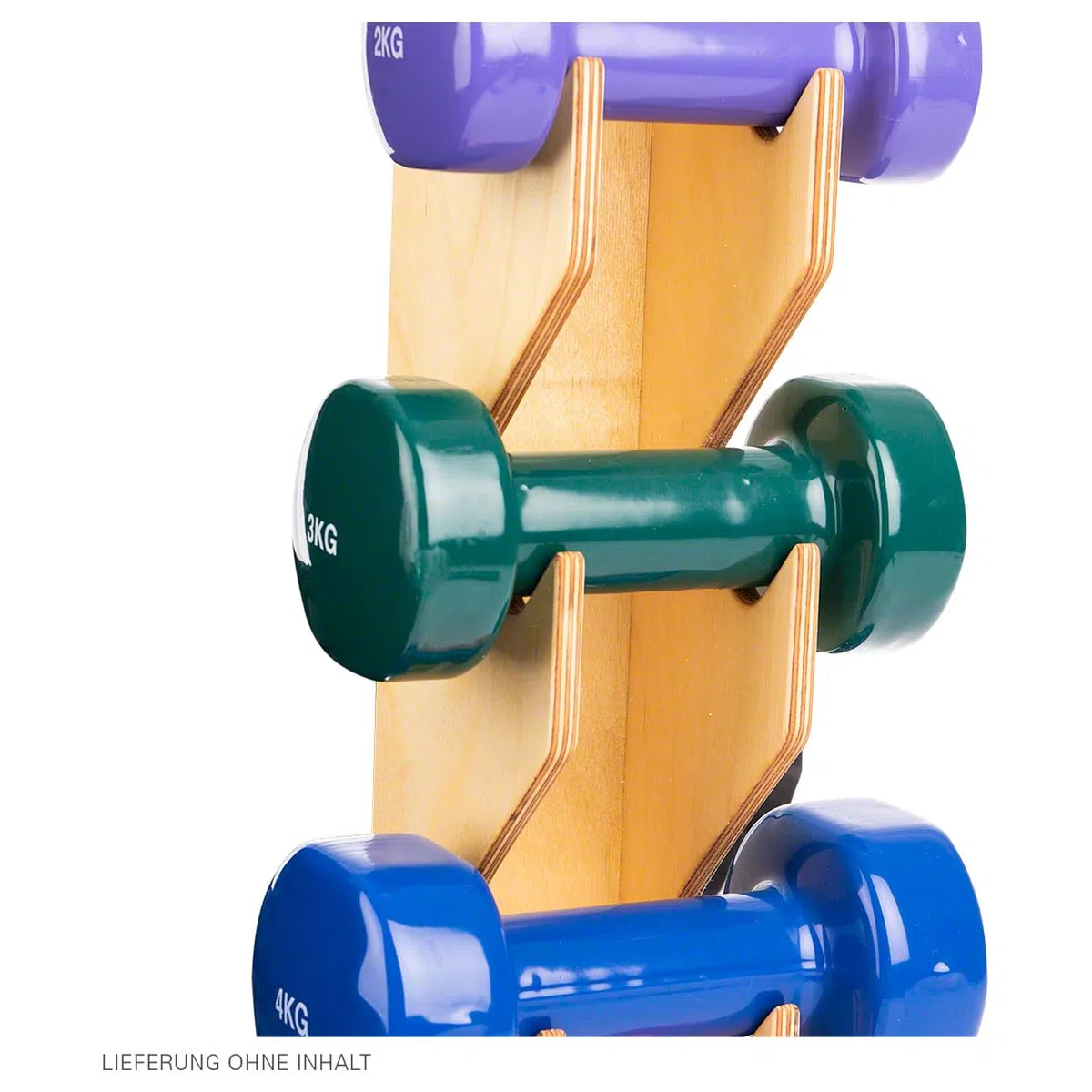 Wandhalterung aus Holz für Fausthantel, Kurzhantel, Fitness, Bodybuilding, Gymnastik, Gewichte
