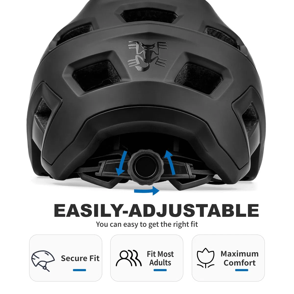 Fahrradhelm Mountainbike Helm Visier Abnehmbar MTB Helme für Herren Damen Erwachsene Jugend