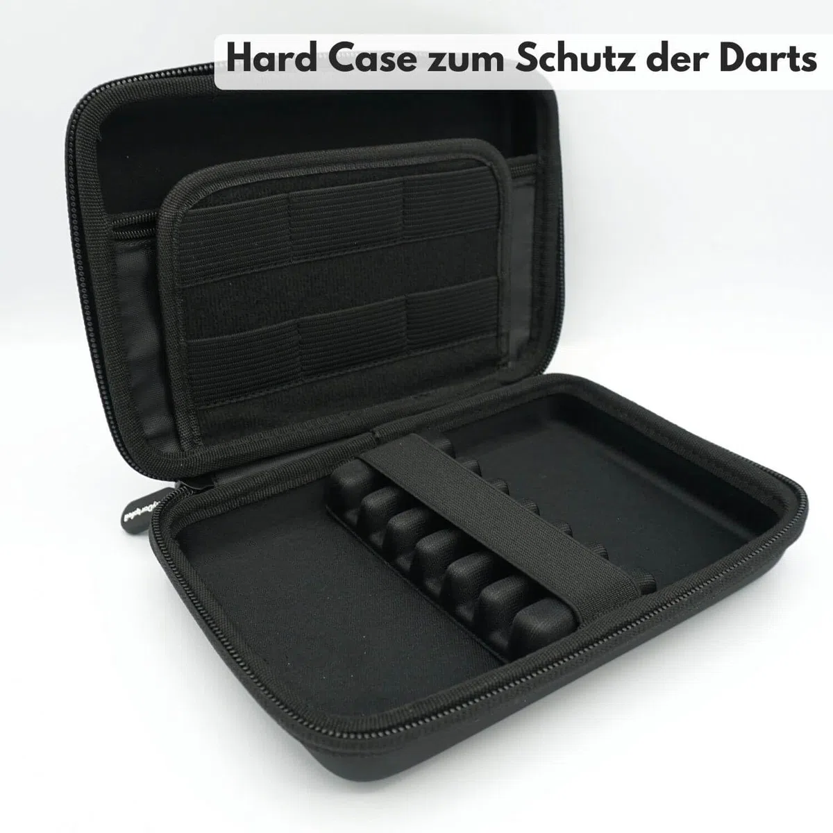 Personalisierte Dart Tasche zum selbst gestalten mit Namen | Darts Case mit Gravur für 6 Dartpfeile Aufbewahrung | Dart Etui zum Schutz von Dartpfeilen & Dart Zubehör Personalisieren