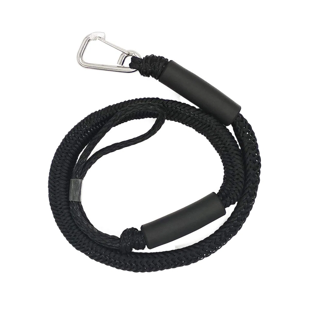 Bungee-Dockleine für Boot, 1,2 m Festmacher mit Haken für Boote, dehnbares Dock-Seil, Zubehör, Ponton, Jetski, Kajak-Zubehör mit Clip aus 316 Edelstahl (blau) (rot und weiß), 2 Stück