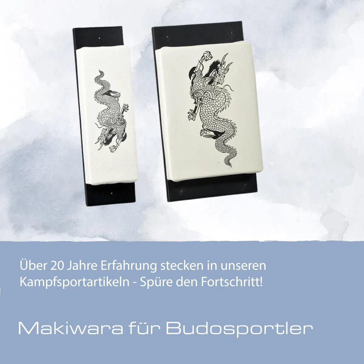 Ju-Sports Makiwara Canvas Schlagpolster Kampfsport 1 STK I Traditionelles Trainingsgerät im Budosport I Aus Holz I Für die Wand