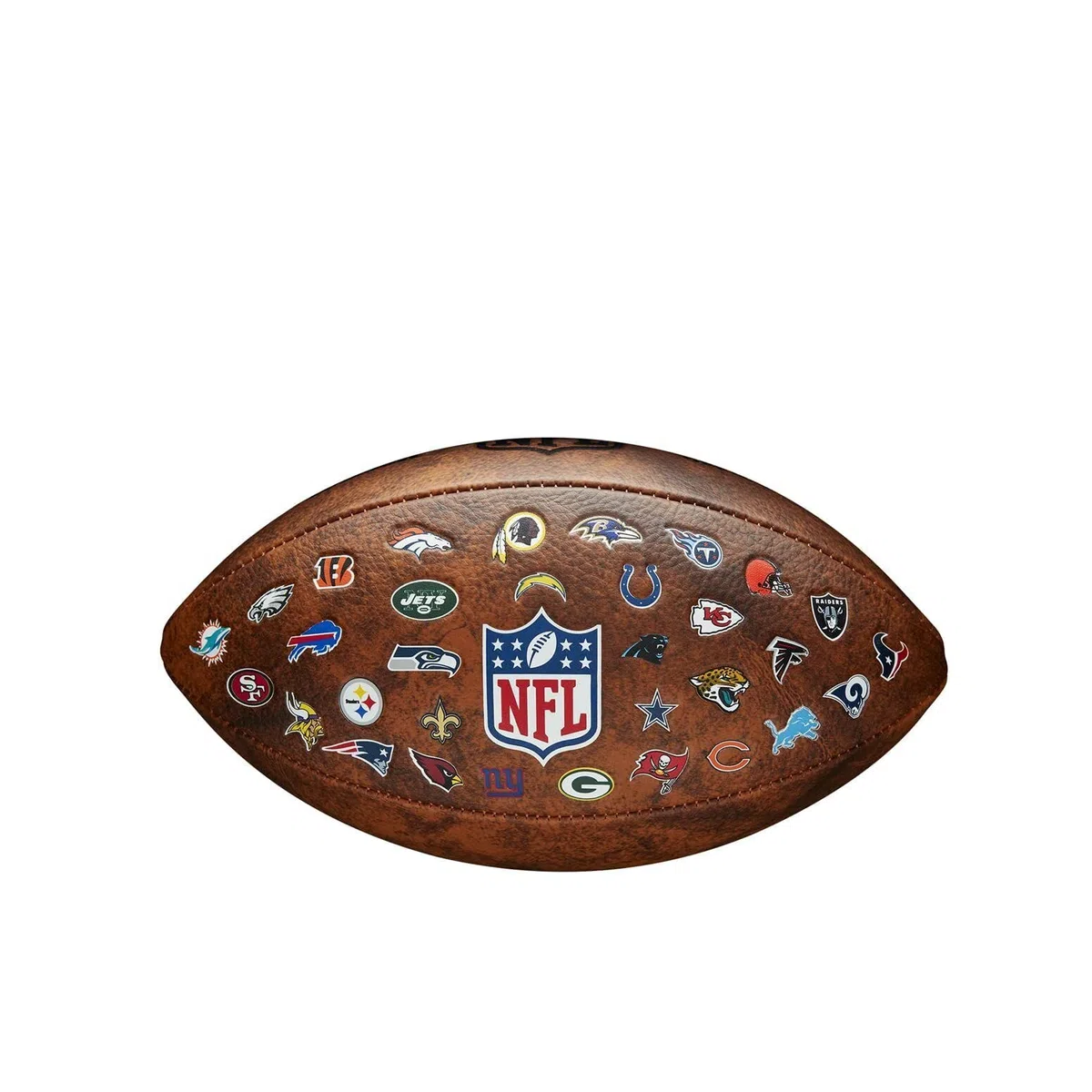 Only Sports Gear Wilson Wtf1758xbnf NFL Throwback 32 Team Logo American Football