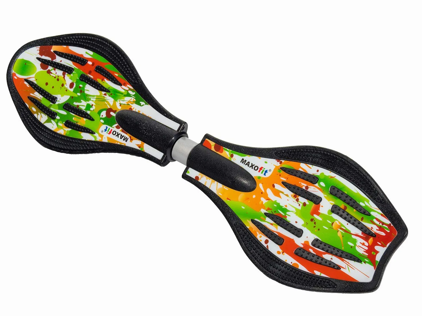 MAXOfit Waveboard Pro Close Mini | Bis 129 kg | Mit LED Leuchtrollen, Tasche und Zubehör für Kinder