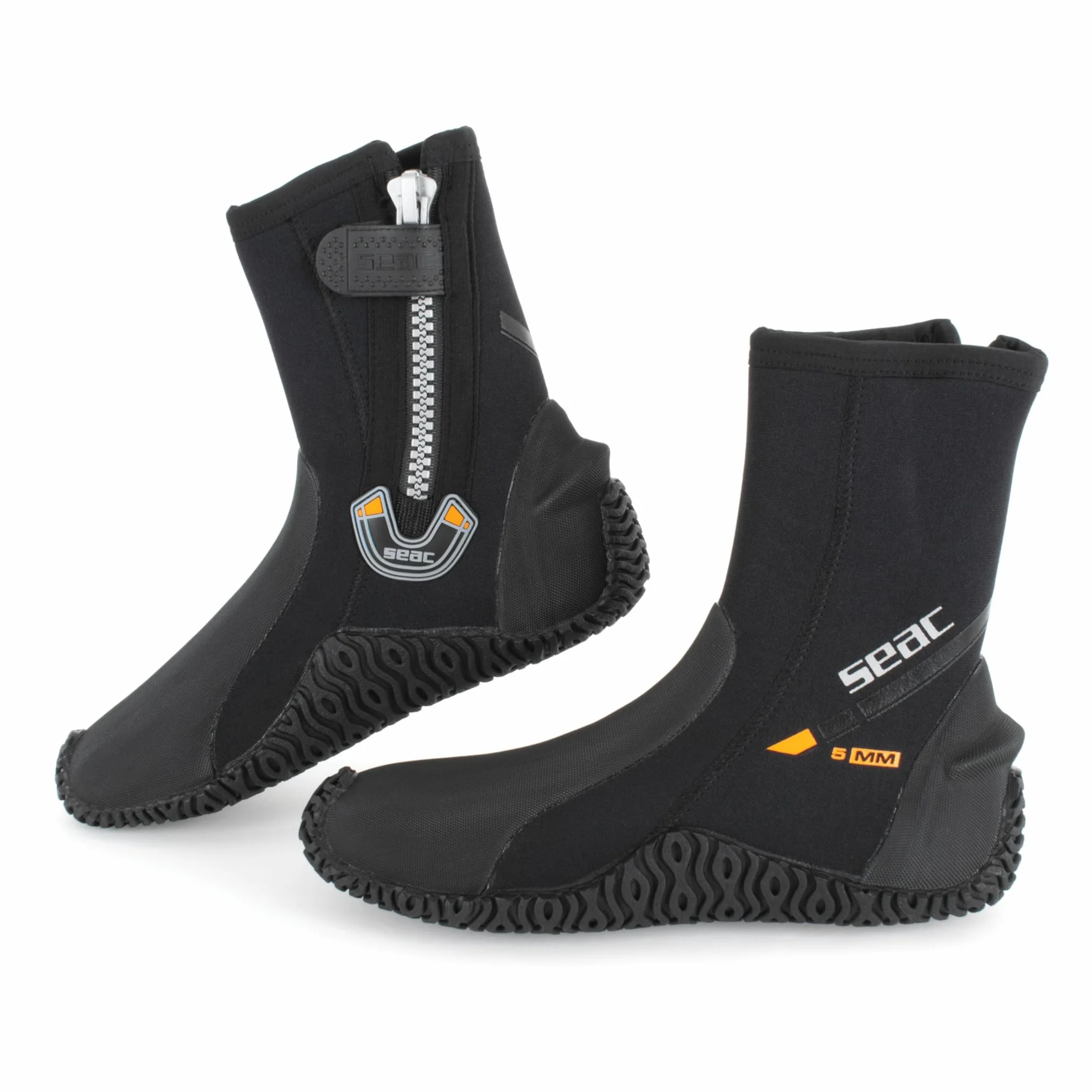 Seac Basic HD, Füßlinge aus 5 mm Neopren und Fester Laufsohle