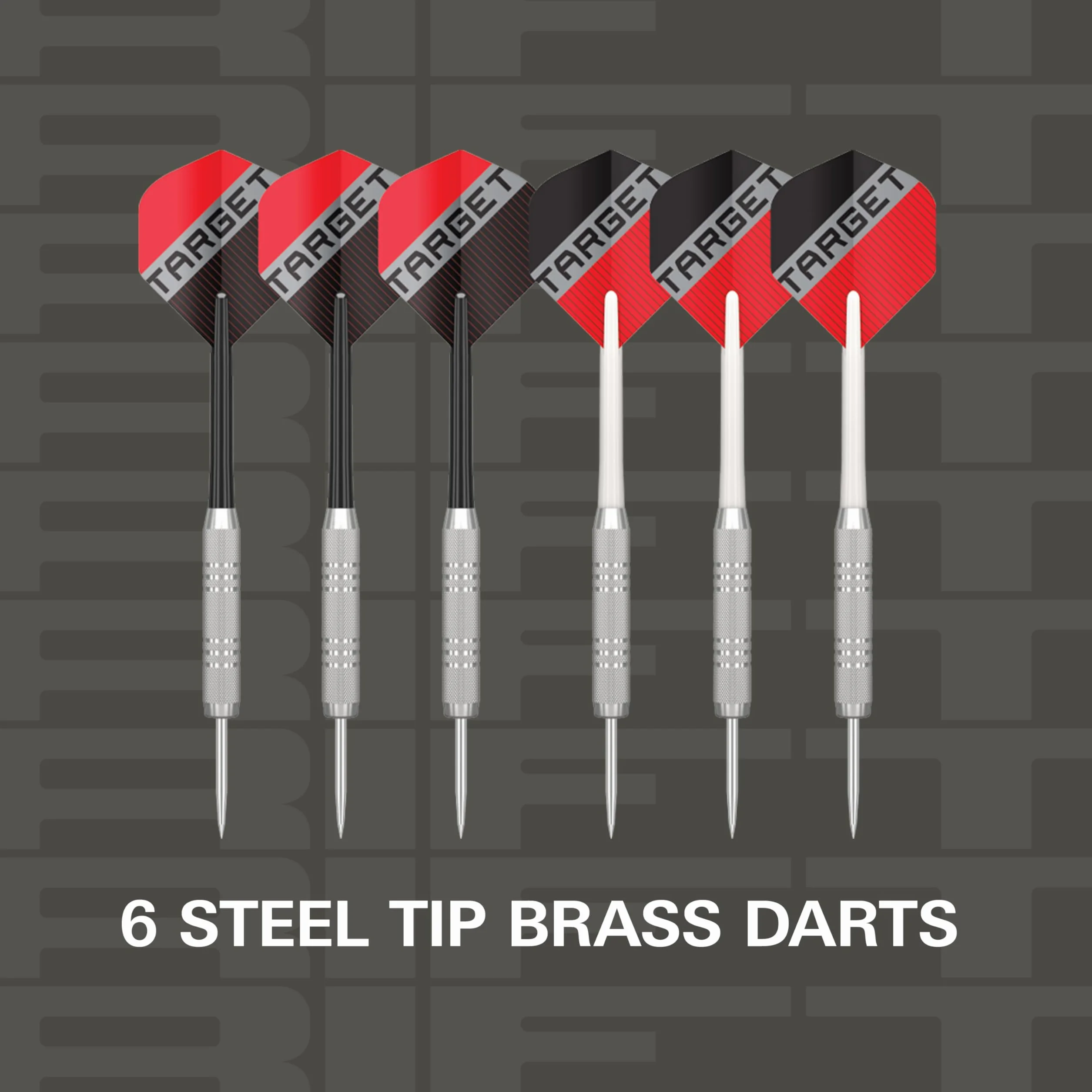Target Darts Rift Dartboard Set | Steeltip-Dartboard | Klammerloser Draht | 2 Sets 17g Darts | Komplettes Starter Set | Inklusive 1 Monat DartCounter App
