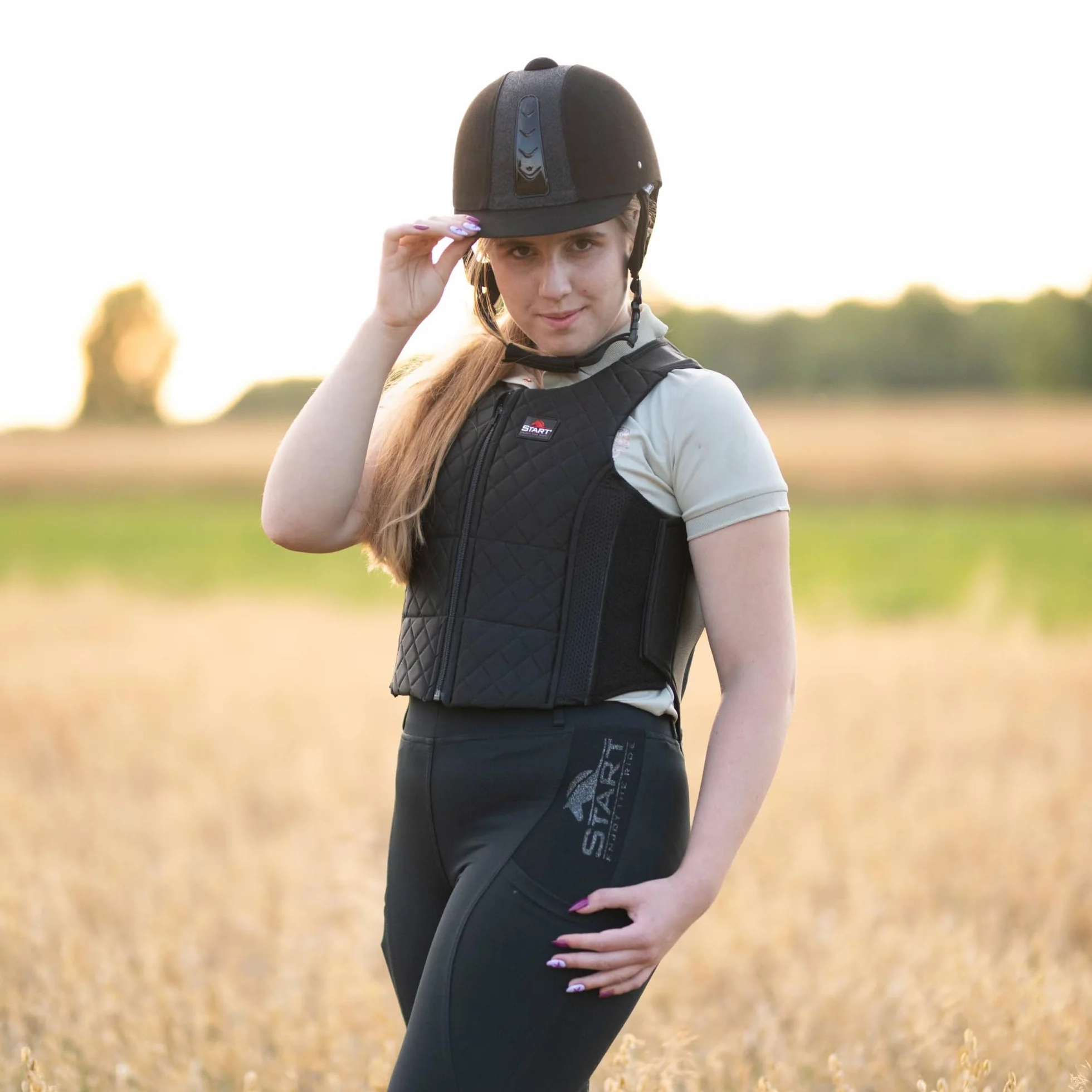 Start Sport+ Reithelm – Leichter und sicherer Pferdehelm für Erwachsene und Kinder mit effektivem Belüftungssystem, verstellbar für optimale Passform