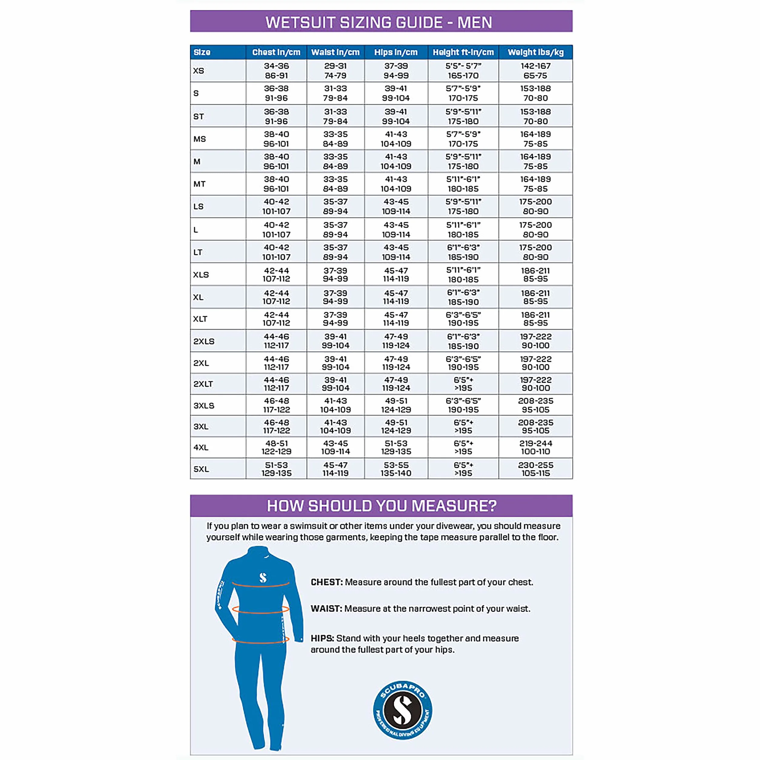 Scubapro Definition 1.0 TOP WN LS MN 2XL