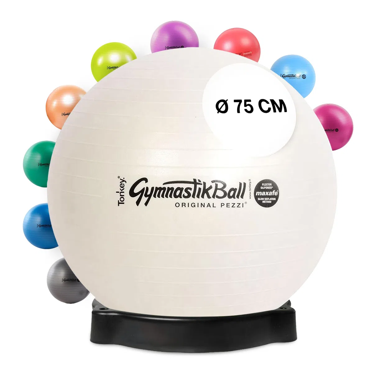 PEZZI Original Pezziball MAXAFE mit Ballschale Sitzball
