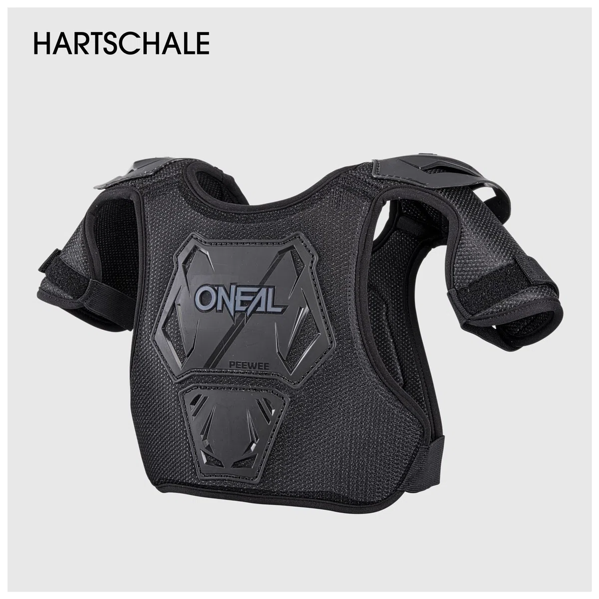 O'NEAL | Brustprotektor | Kinder | Motocross Enduro | Einfach verstellbar, Injizierte Plastikform für gesteigerten Schutz, Alter von 4-9 Jahren | Pee Wee Chest Guard | Schwarz Weiß | Größe M/L