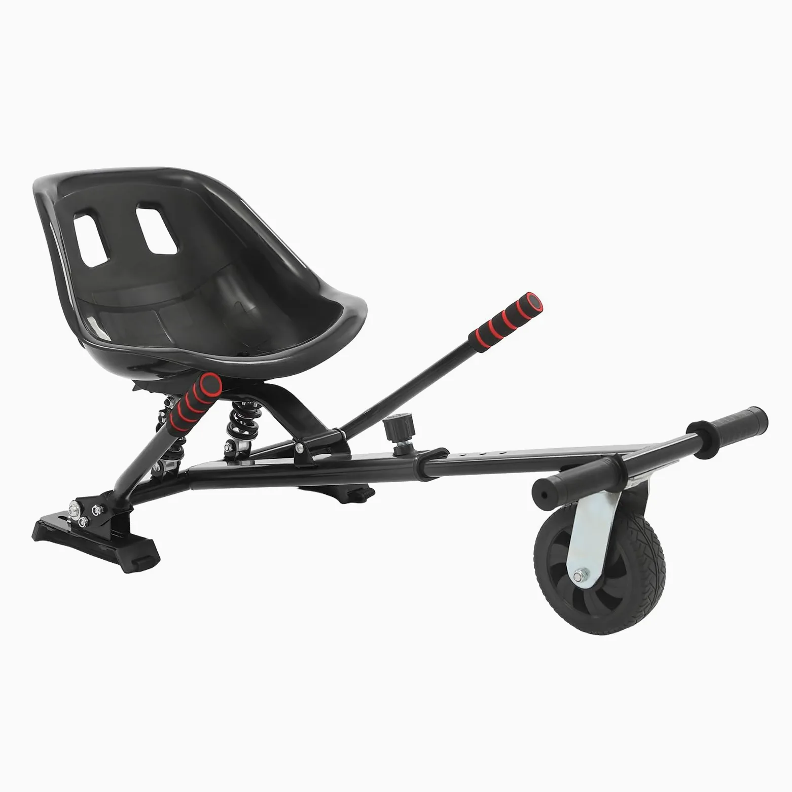 Hoverboard Sitz Verstellbarer, Balancing Scooter Sitzbefestigung 100 kg Tragkraft, Sitzscooter Selbstausgleichender für 6,5-10 Zoll, Schwarz