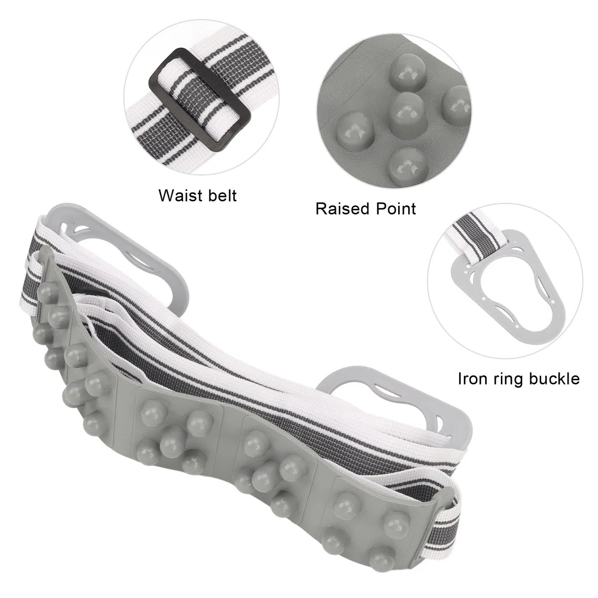 Laufband-Massagegürtel, verstellbarer Vibrationsmaschinen-Massage-Taillenübungsgürtel mit Vibrationsfunktion, Fitnessstudio-Übungsmechaniker-Zubehör für die meisten