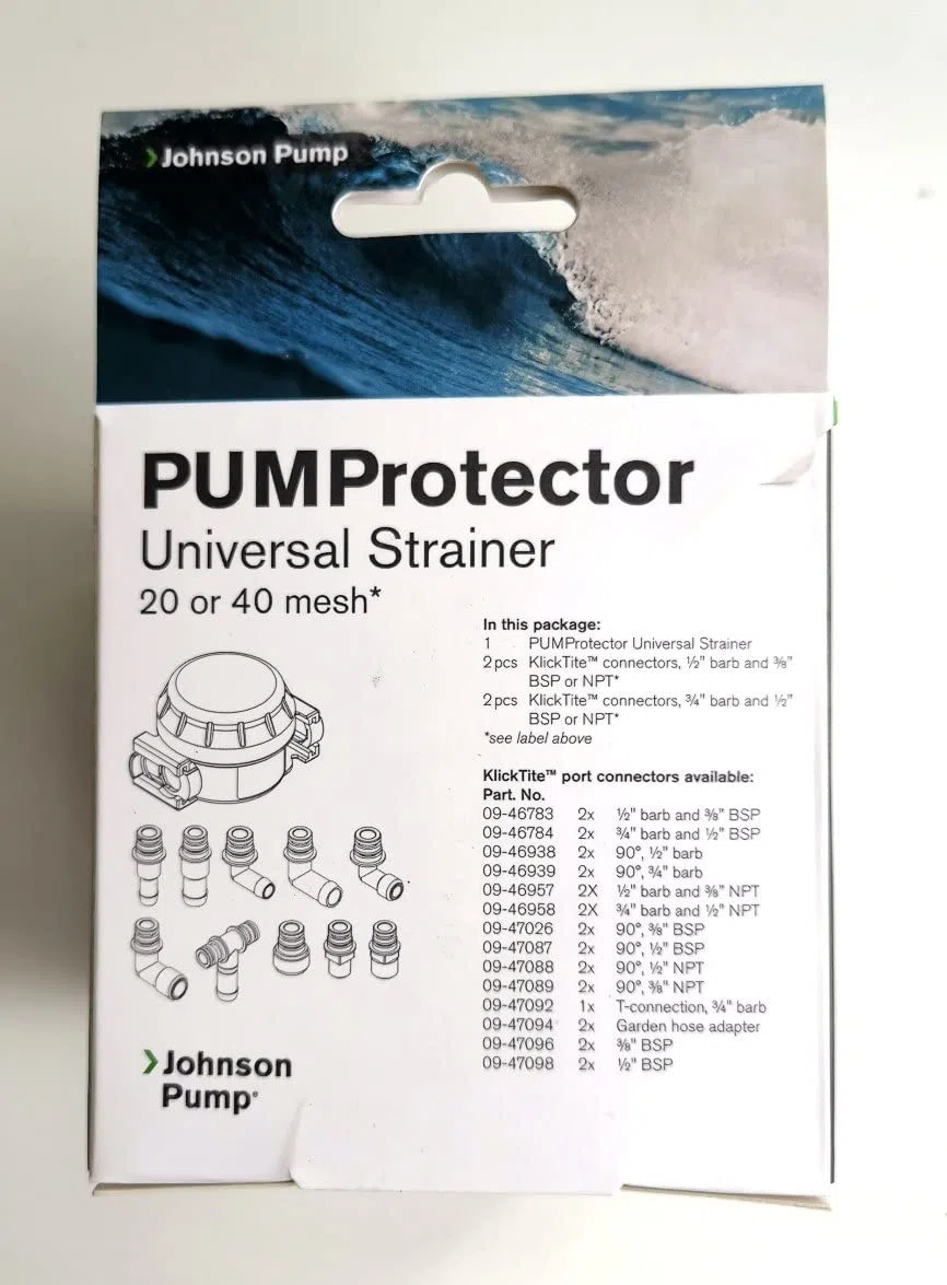 SPX FLOW Johnson Pump Einlasssieb mit Anschlüssen 09-24652-01 Marine Original Inlet Strainer 40 Mesh