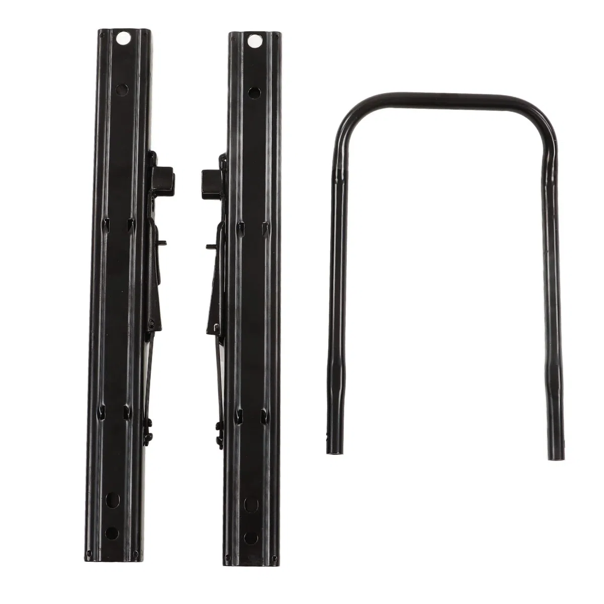Aramox Sitzschienen-Set, Doppelt Verriegelbare Sitzgleitschienen, Sitzschienen-Set aus Stahl, Doppelschienen, Doppelt Verriegelbar, Verstellbare Sitzschienen für Wohnmobile, Boote, LKW