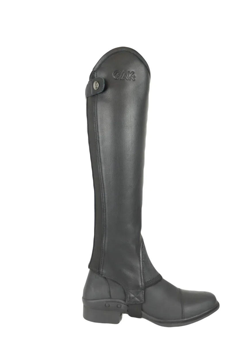 AK Neue Unisex Equestrian Classic Reitchaps aus Vollnarbenleder AKRS-1979