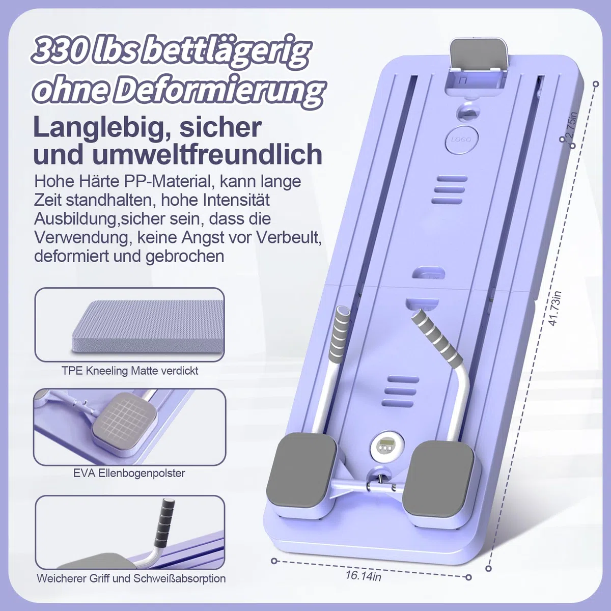 Multifunktional Bauchtrainer Bauchroller Board,Pilates Board Trainingsgeräte für zuhause,Automatisches Rebound Bauchmuskeltrainer Mit Widerstandsband