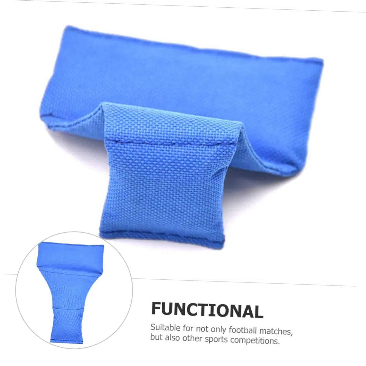 Toddmomy Fußball-Schiedsrichter-Sitzsack Handtasche The Tote Bag Sporttasche mit Fußball-Schiedsrichter-Schiedsrichtertasche Sitzsäcke Spiel Fußball-Sitzsack Sitzsack aus Nylon Blue