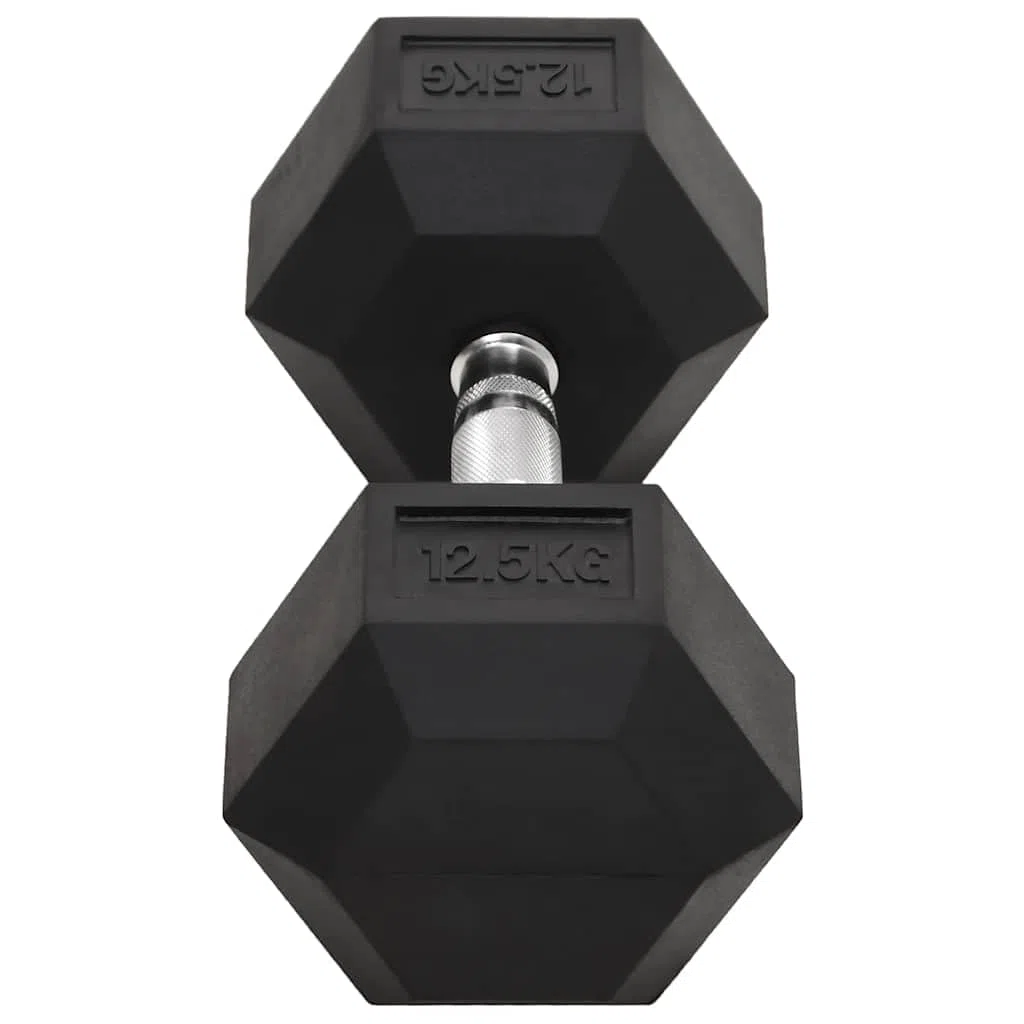Kurzhanteln 2 Stk. 12,5 kg Gusseisen mit rutschfestem Griff für Krafttraining, Muskelaufbau, Homegym, Fitnessstudio, verstellbar, langlebig, ergonomisch, vielseitiges Sportzubehör