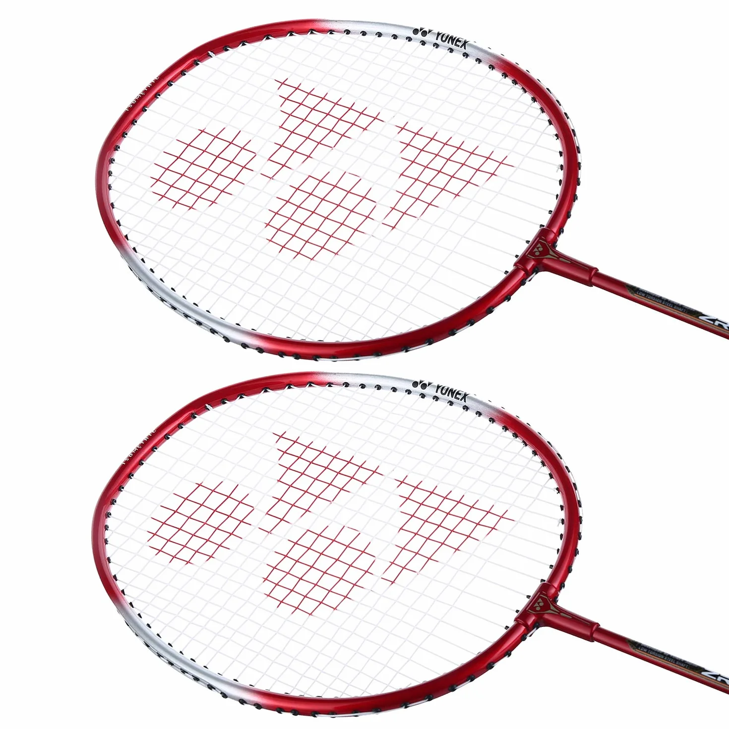 Yonex ZR 100 Leicht-Badmintonschläger aus Aluminium mit Vollabdeckung, 2er Set | Made in India