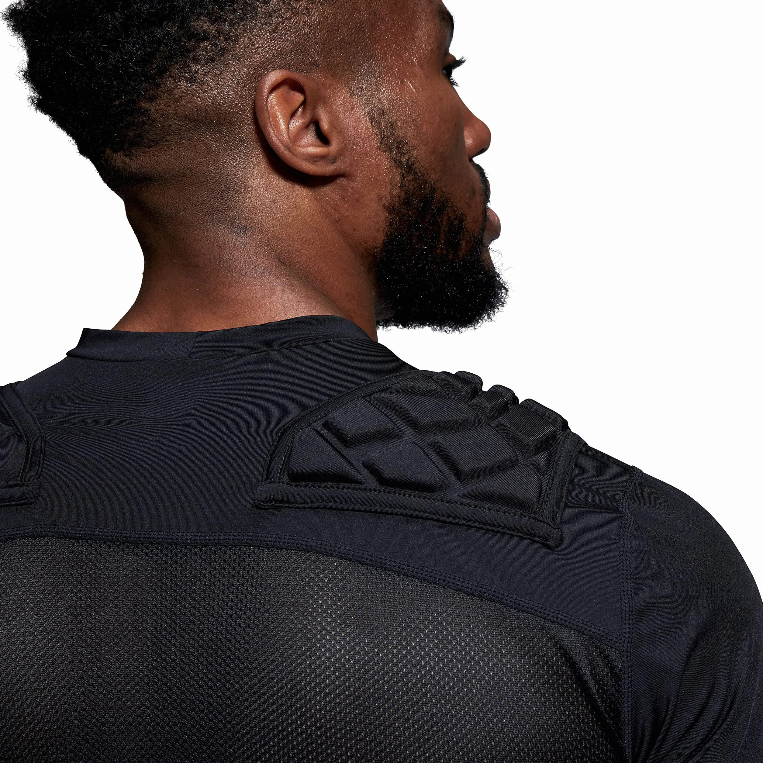 Canterbury Unisex CCC Rugby Schutzweste, Schwarz/Weiß/Silber, L UK