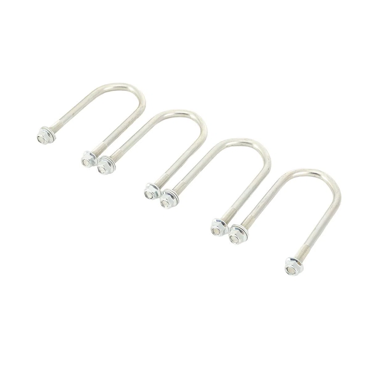 Anhänger-Blattfeder-Kit, 2 Stück Ersatz für SW4B 4-Blatt-Anhängerfeder, Blattfeder Montageset und U -Bolzen Hanger Kit für 3500 lbs Einzelachse, Anhängerachse Suspension Kit