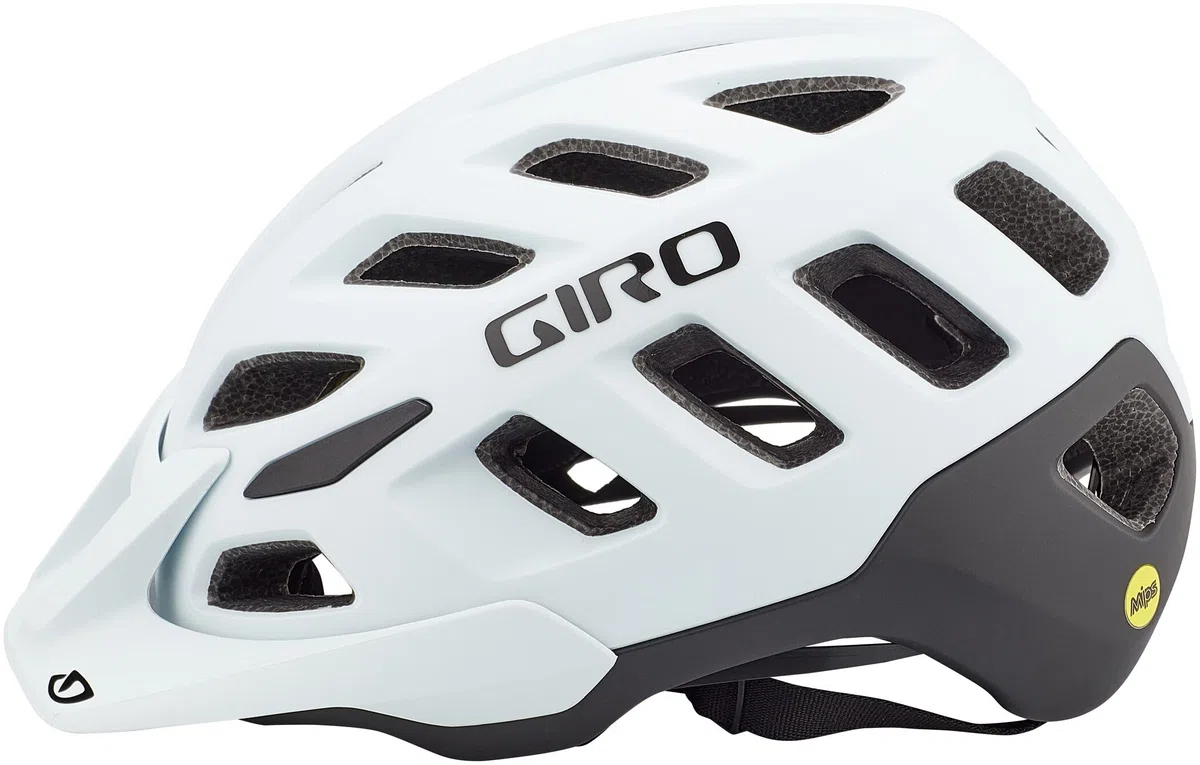 Giro Radix MIPS Fahrradhelm – MTB Helm – MIPS Schutzsystem – In-Mold Konstruktion – Belüftungssystem – Matte White, Größe: L