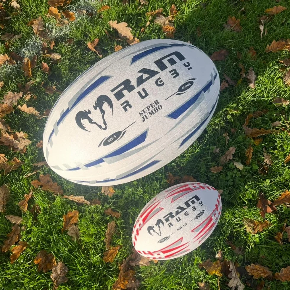 Ram Rugby Ball – Super Jumbo Rugbyball – Größe 8 – 66 cm – ideal als Preis, Ausstellungsstück und als Werbung.