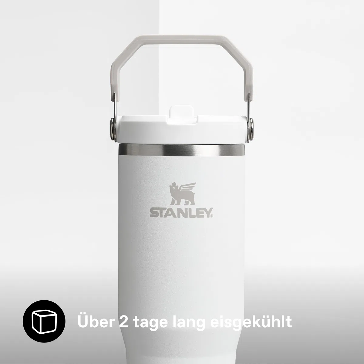 Stanley 1913 Flip Straw Tumbler Trinkflasche Mit Strohhalm 0.89L - Thermosflasche Hält 12+ Stunden Kalt - Spülmaschinenfest - Sportflasche - Wasserflasche BPA Frei - Frost