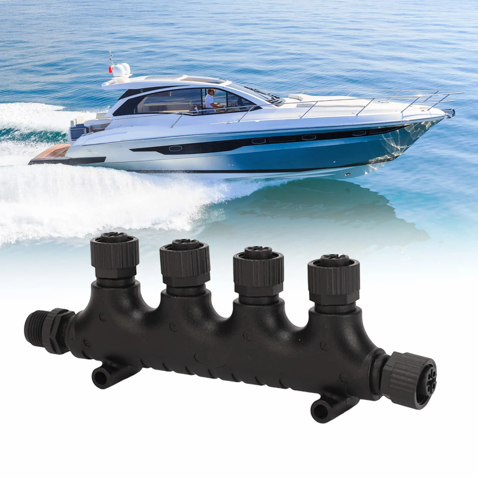 NMEA 2000 N2K 4 Port T Stecker , IP67 Wasserdicht Langlebigkeit und Zuverl?ssigkeit Lowrance Netzwerke