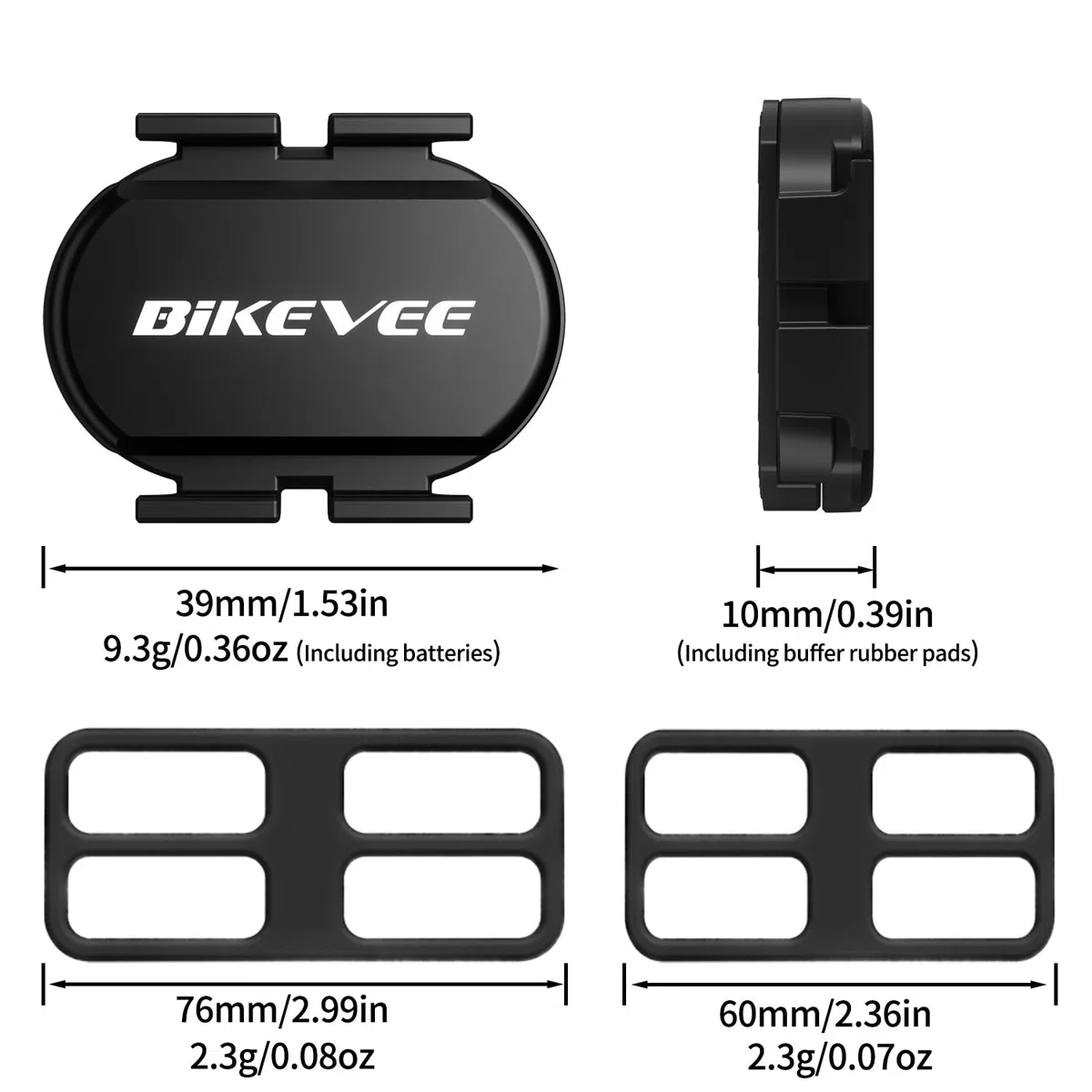 Wireless GPS Tacho Fahrradcomputer, 2in1 Trittfrequenzsensor, ANT+ & Bluetooth, IPX7 Wasserdicht, 50 Stunden Akku, für Kinder & Erwachsene – Sportelektronik für Sport & Freizeit