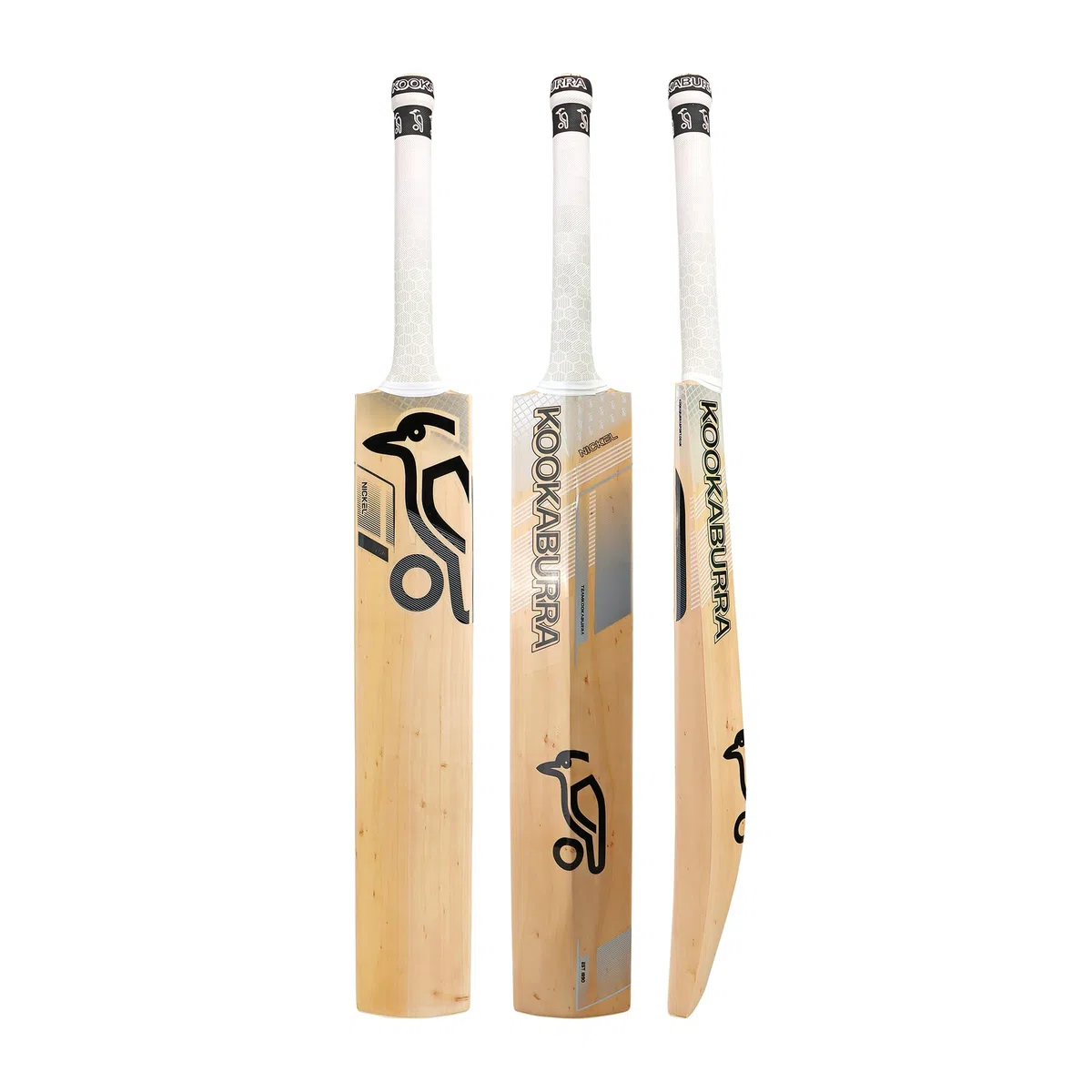 Kookaburra Cricket Bat Nickel 8.1 - Size: 3 - Silver/Black