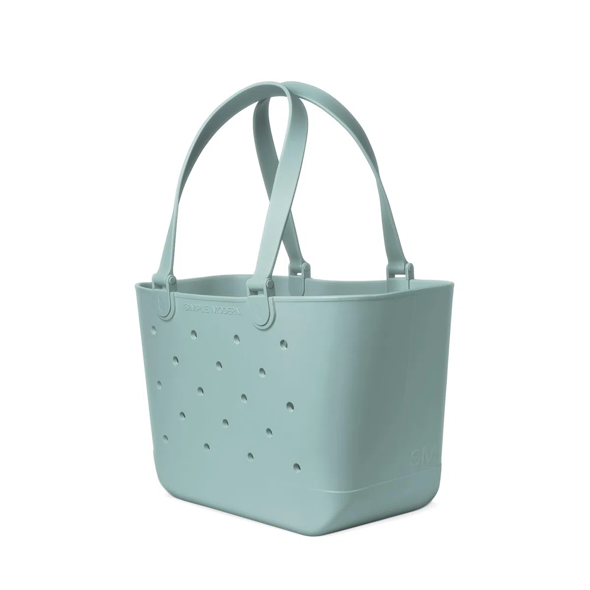 Simple Modern Strandtasche aus Gummi | Große Wasserdichte Tragetasche mit Reißverschlusstasche für Strand, Pool, Boot, Einkäufe, Sport | Getaway Bag Kollektion