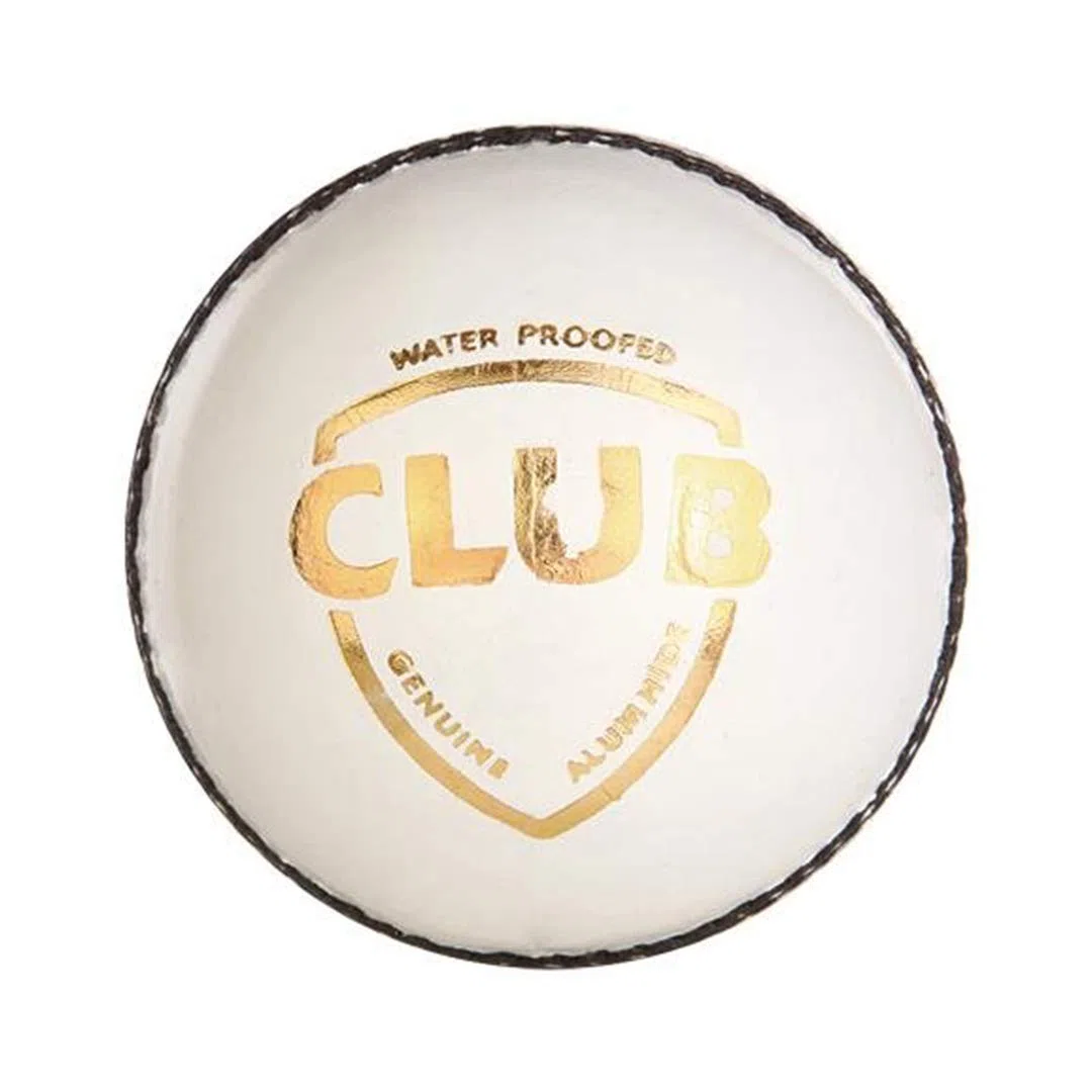 SG Club Lederball, Cricketball mit vier Teilungen (weiß)