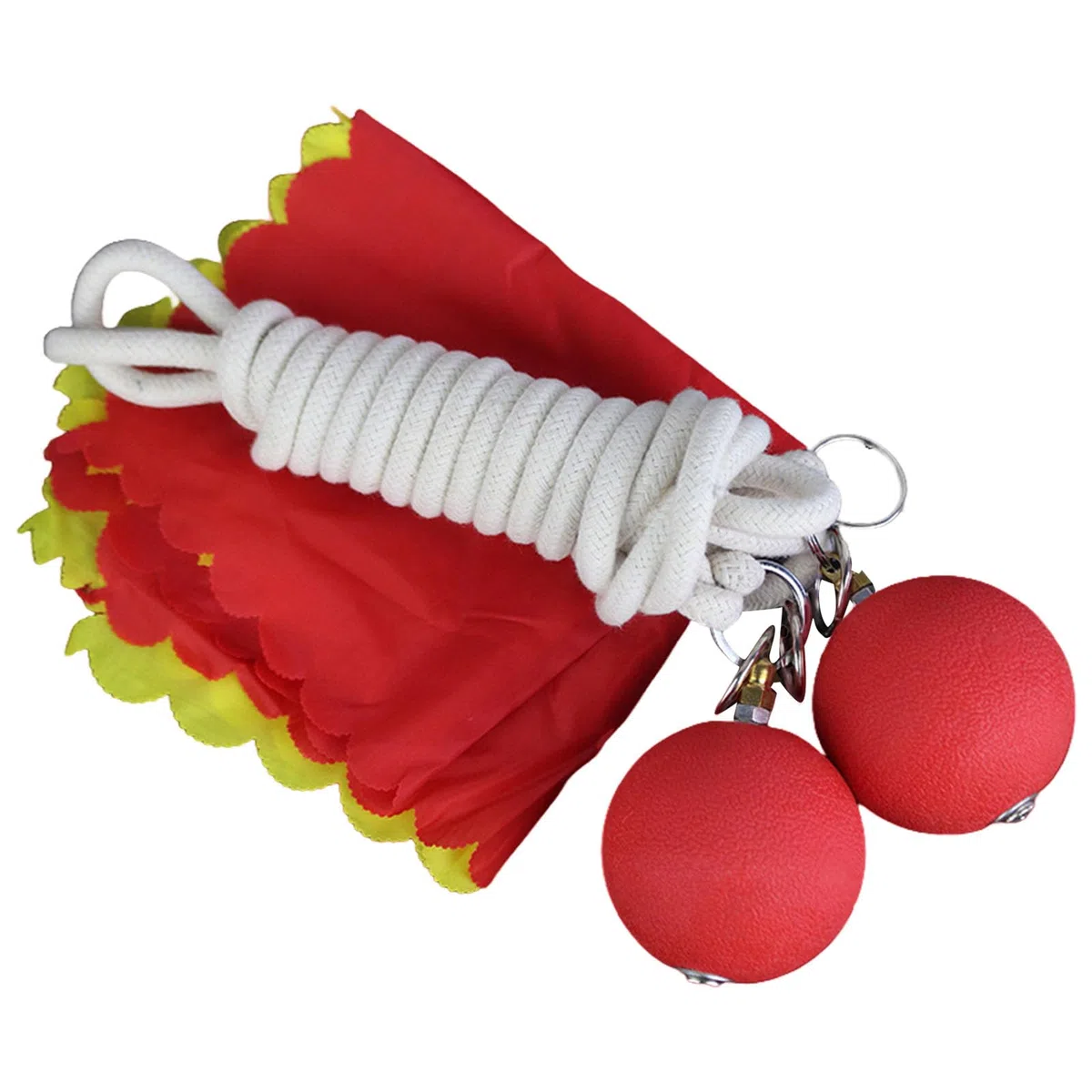 Widerstandsfähiger Meteors Hammer, Ball, Seil, Darted Meteors, Hammer, Gummi, Wurf, Gewicht für Wushu Kunst, Training und Fitness, Seil aus Baumwolle, Krafttraining