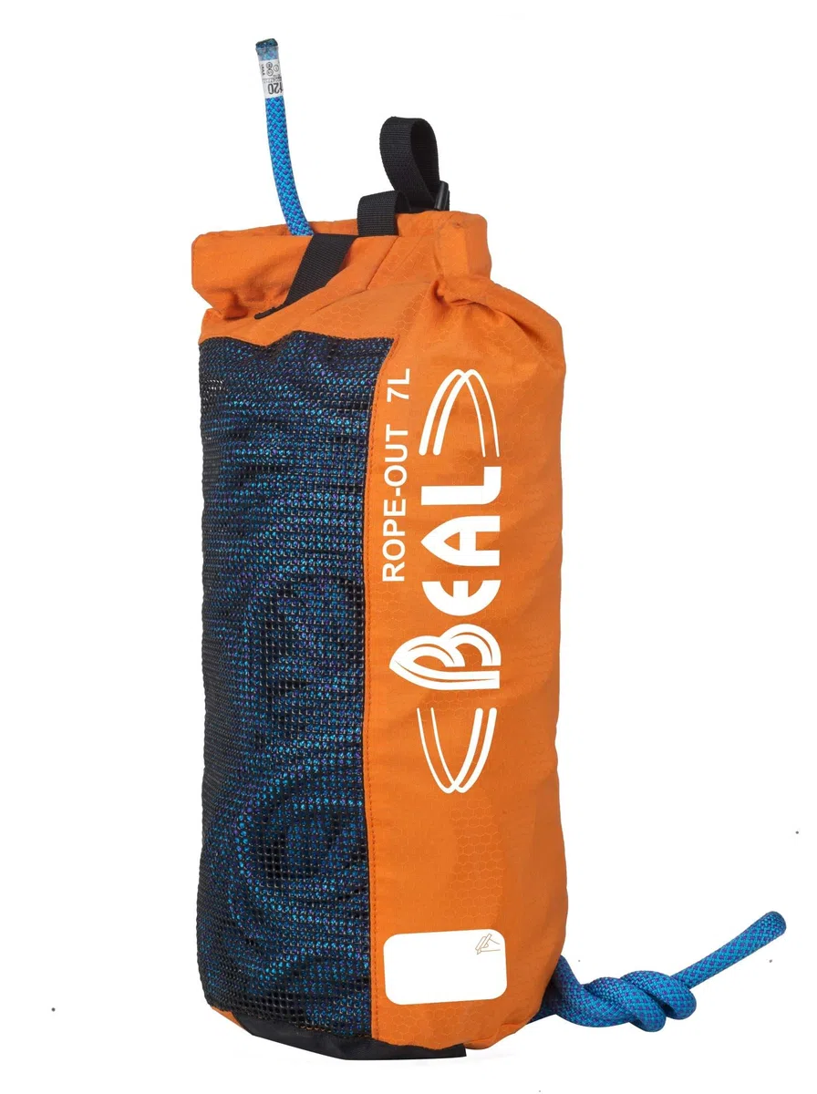 Beal Rope Out 7l Orange - Leichter vielseitiger Seilsack, 7l, Größe 7l - Farbe Orange