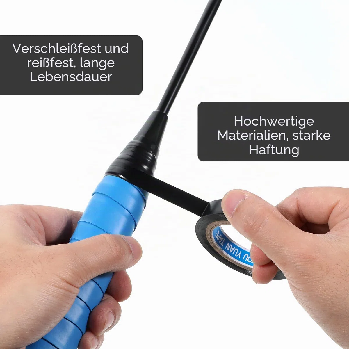 EupHHonycs 2 Rollen Tennis Griffband Anti-Rutsch Griffband Tennisschläger Selbstklebend für Tennisschläger, Overgrip Geeignet für Badminton, Tennis, Squash, 20m