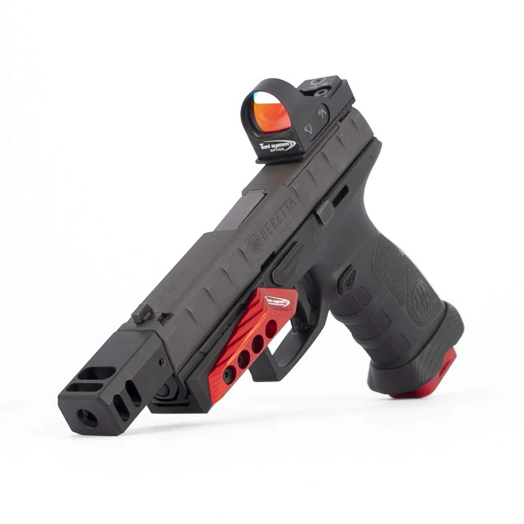 Toni system Pad +2 Schuss für Beretta APX Code PAD2APX (kompatibel mit Minirock) (rot)