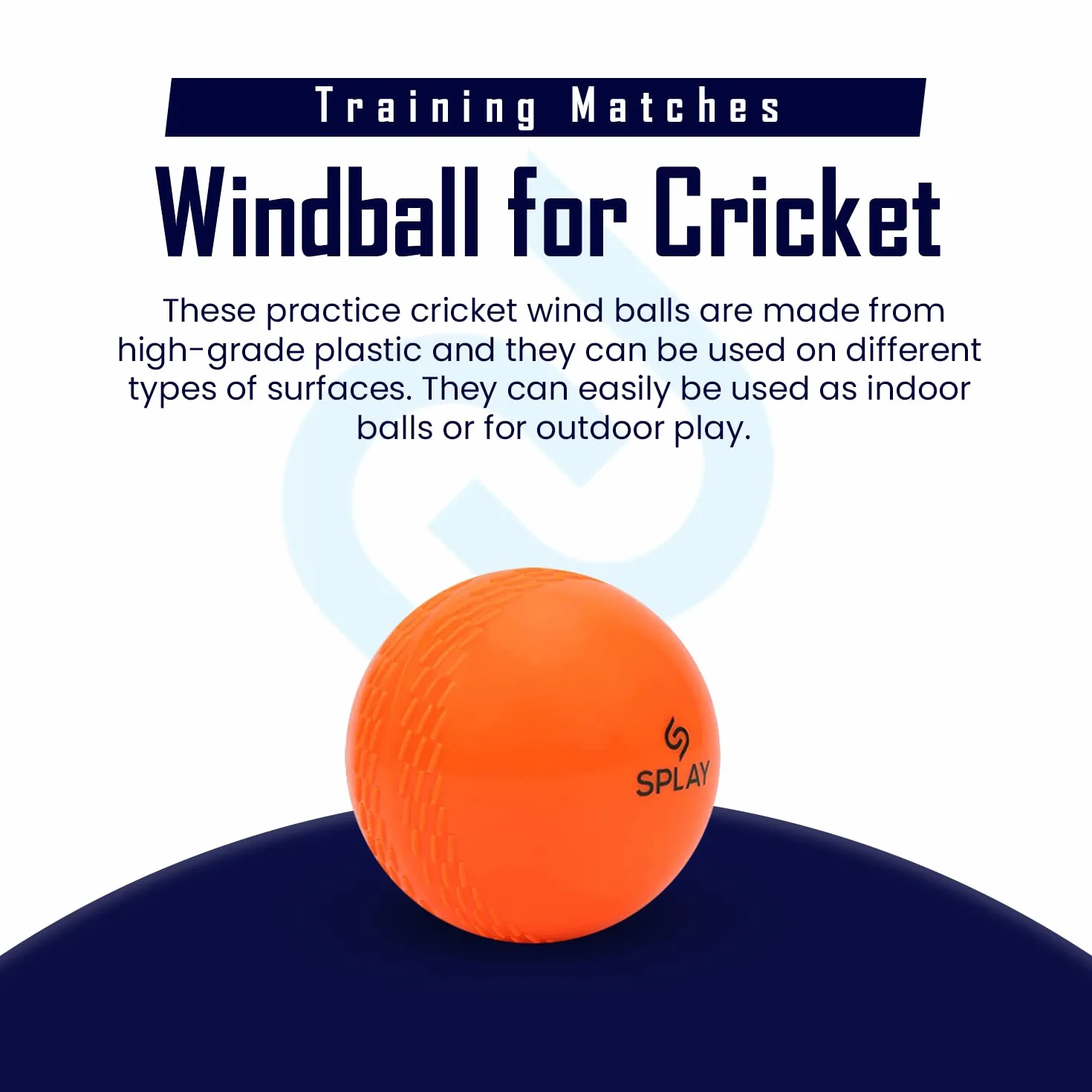 Splay Windball für Cricket-Training | Windball, Gummiball, Indoor-Training, Outdoor-Übungen und Trainingsspiele, ideale Wahl für Anfänger, langlebig und wasserdicht