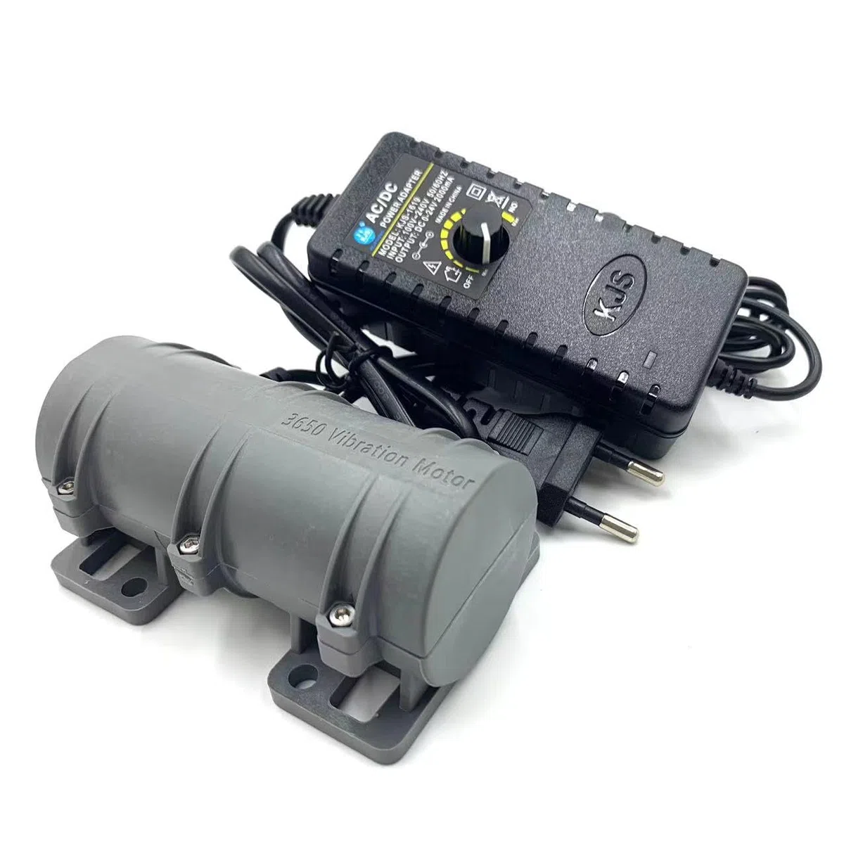 3800 RPM Mini Vibrationsmotor, DIY Tragbarer Massagegerät Vibrationsmotor Ersatzteile Einstellbarer Energiesparender Elektrischer Vibrationsmotor für Massagebett und Stuhl (DC 24V 0.3A 6W)