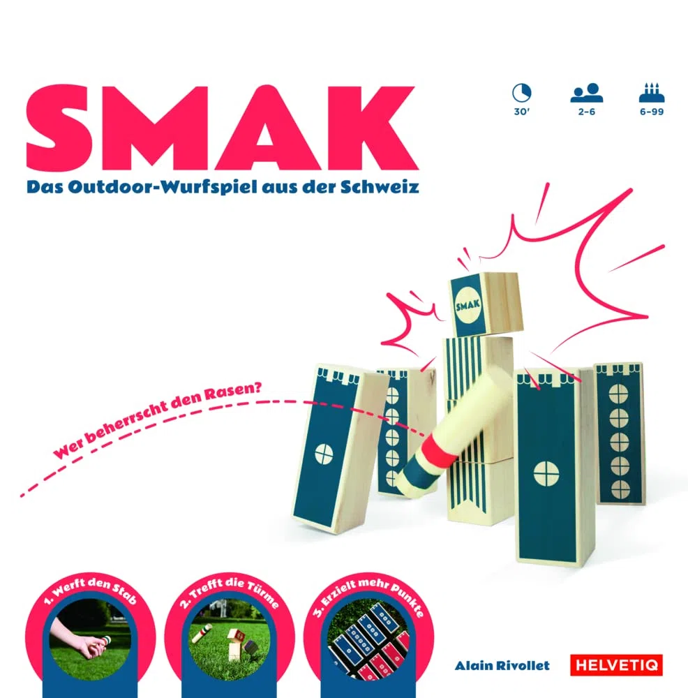 SMAK (Kinderspiel): Das Outdoor-Würfspiel aus der Schweiz