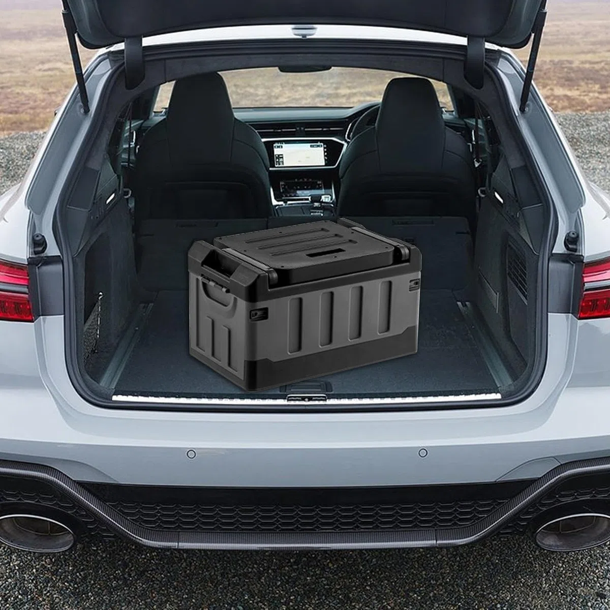 Angelgerät-Box,Faltbarer Outdoor-Organizer Für Die Angelaufbewahrung 3-in | 1-Auto-Doppelschicht-Zubehör