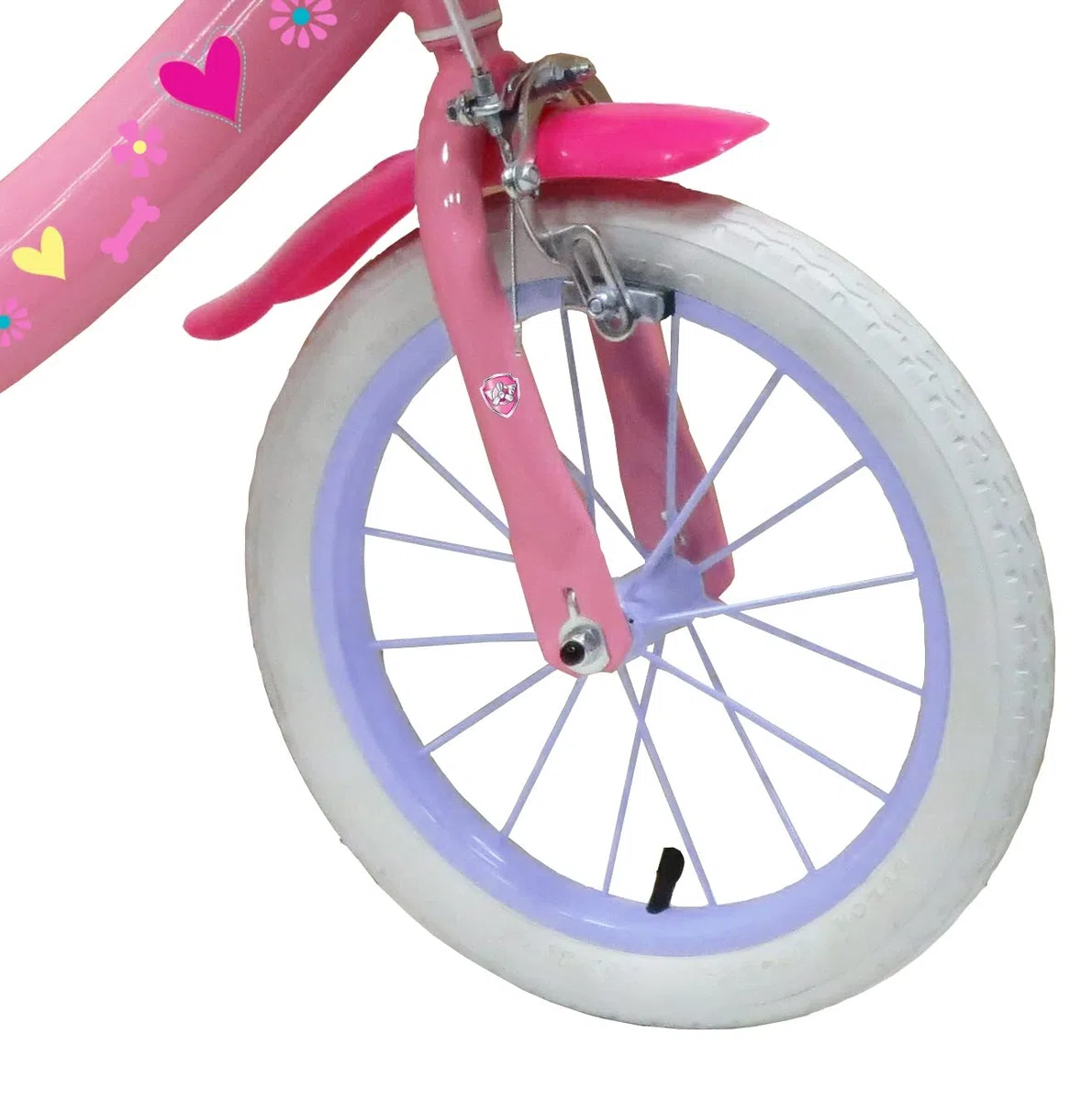 Mädchen Fahrrad Kinderfahrrad 14 Zoll Paw Patrol/Stella, Rosa, 35,6 cm