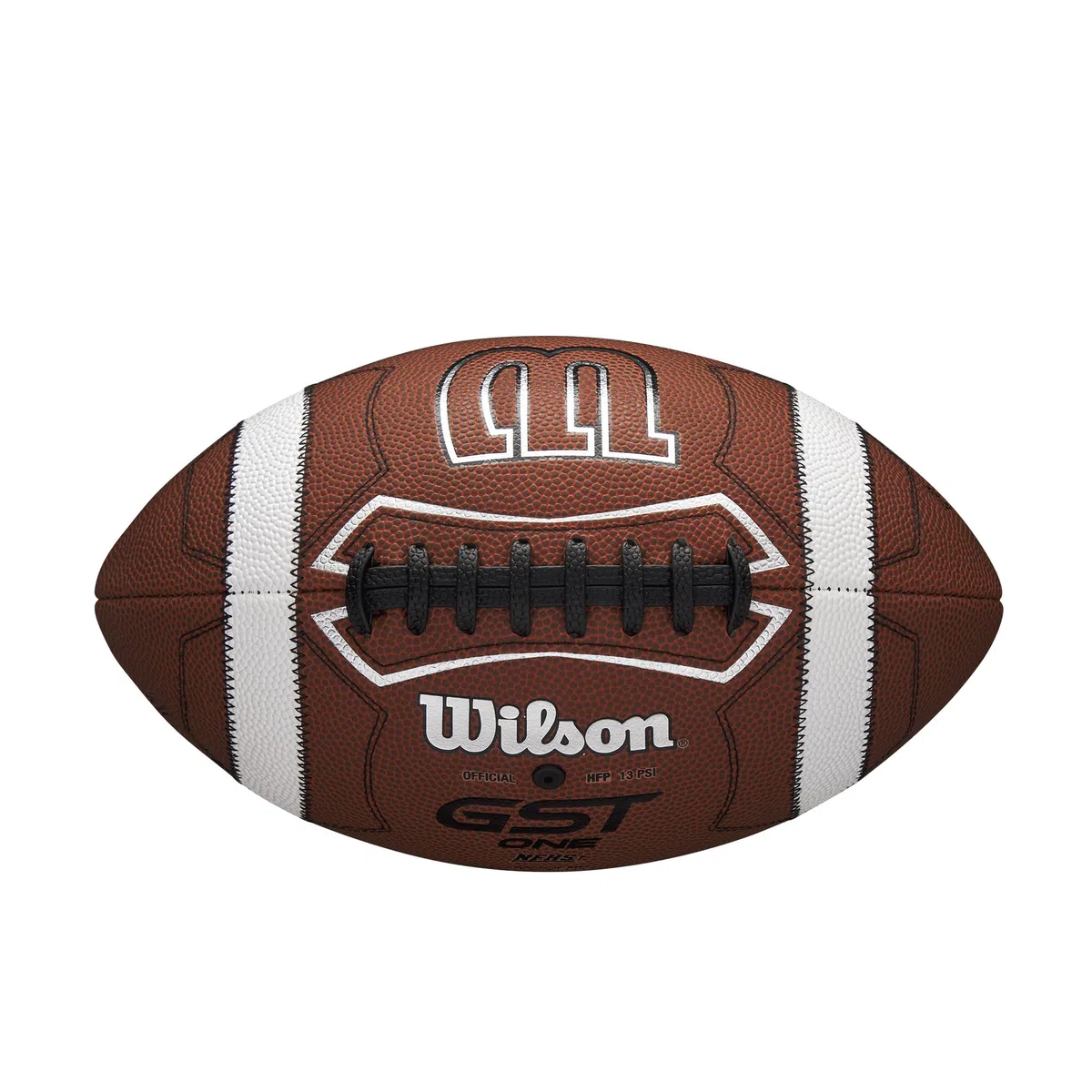 Wilson GST SpeedSkin One Fußball, Braun, offizielle Größe