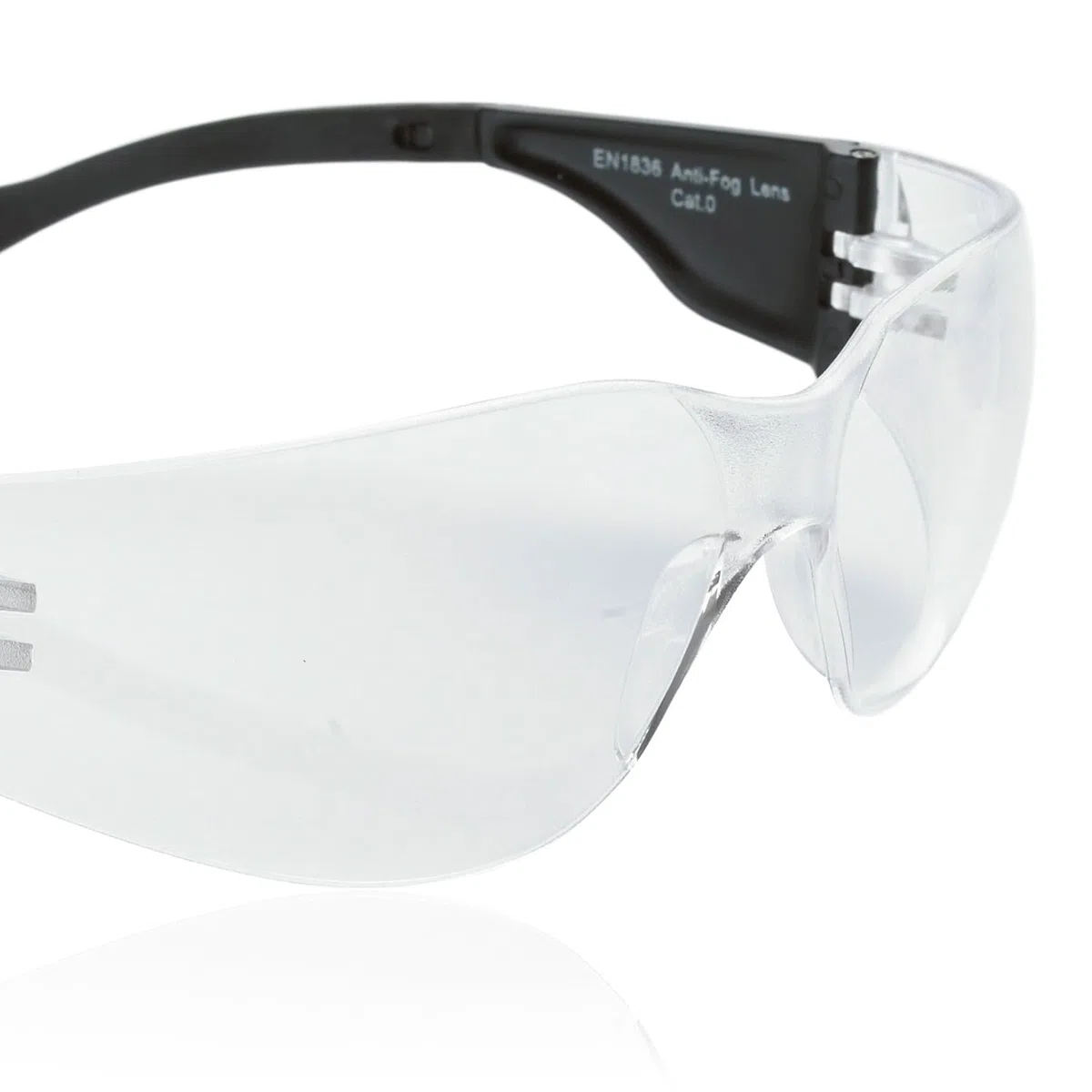 SWISSEYE Outbreak S Sportbrille für schmale Gesichter (100% UVA-, UVB- und UVC-Schutz, minimales Gewicht, splitterfreies Fassungsmaterial PC, Polycarbonatscheibe, inkl. Mikrofaserbeutel), Schwarz